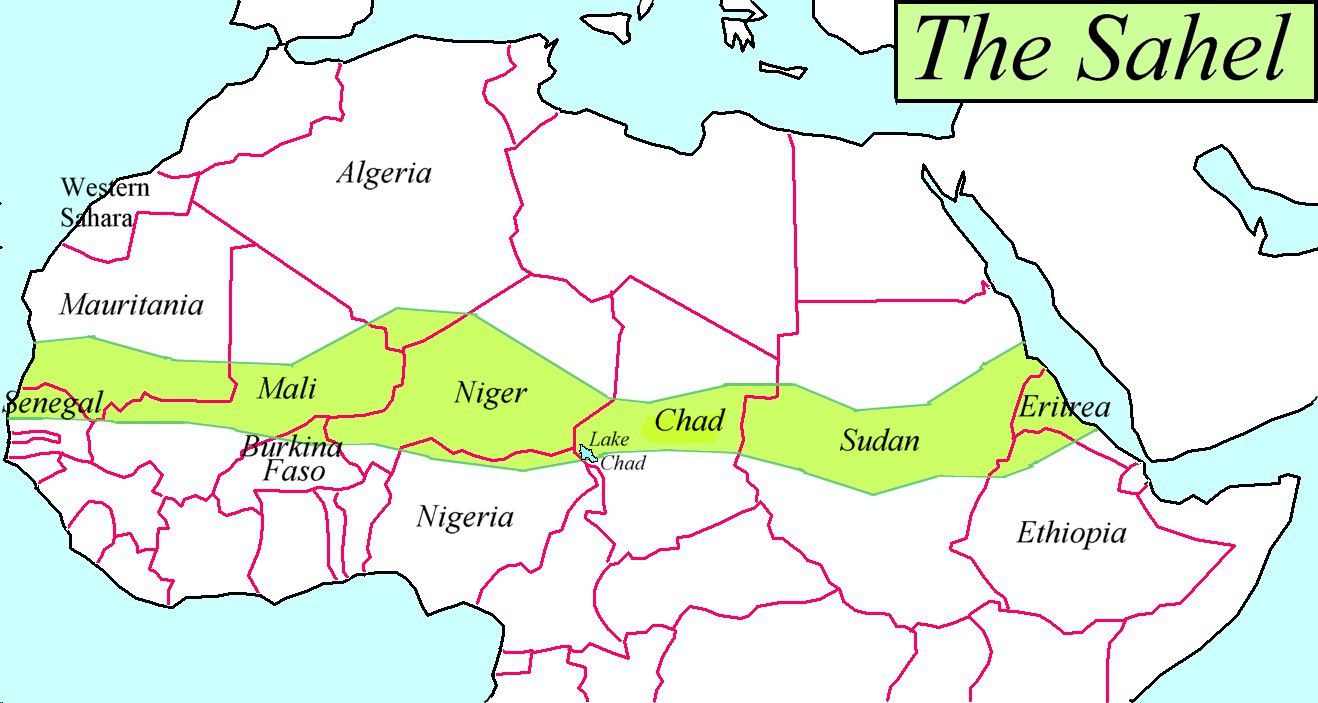 Зона сахель страны. Зона Сахеля в Африке на карте. Государства в зоне Сахеля. Сахельская зона в Африке. Сахаро-Сахельская зона.